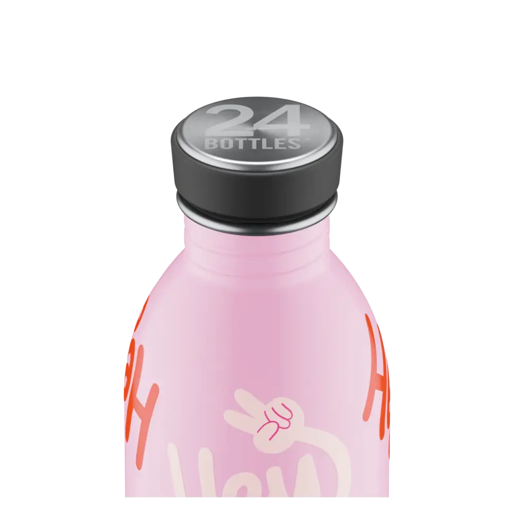 24 Bottles 24 Bottles - rvs drinkfles (500 ml) - hey pink