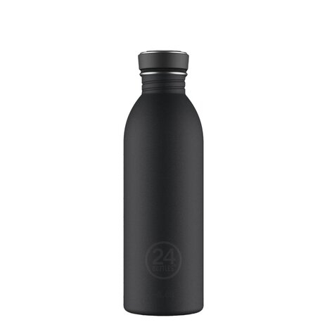 24 Bottles 24 Bottles - rvs drinkfles (500ml) - tuxedo black