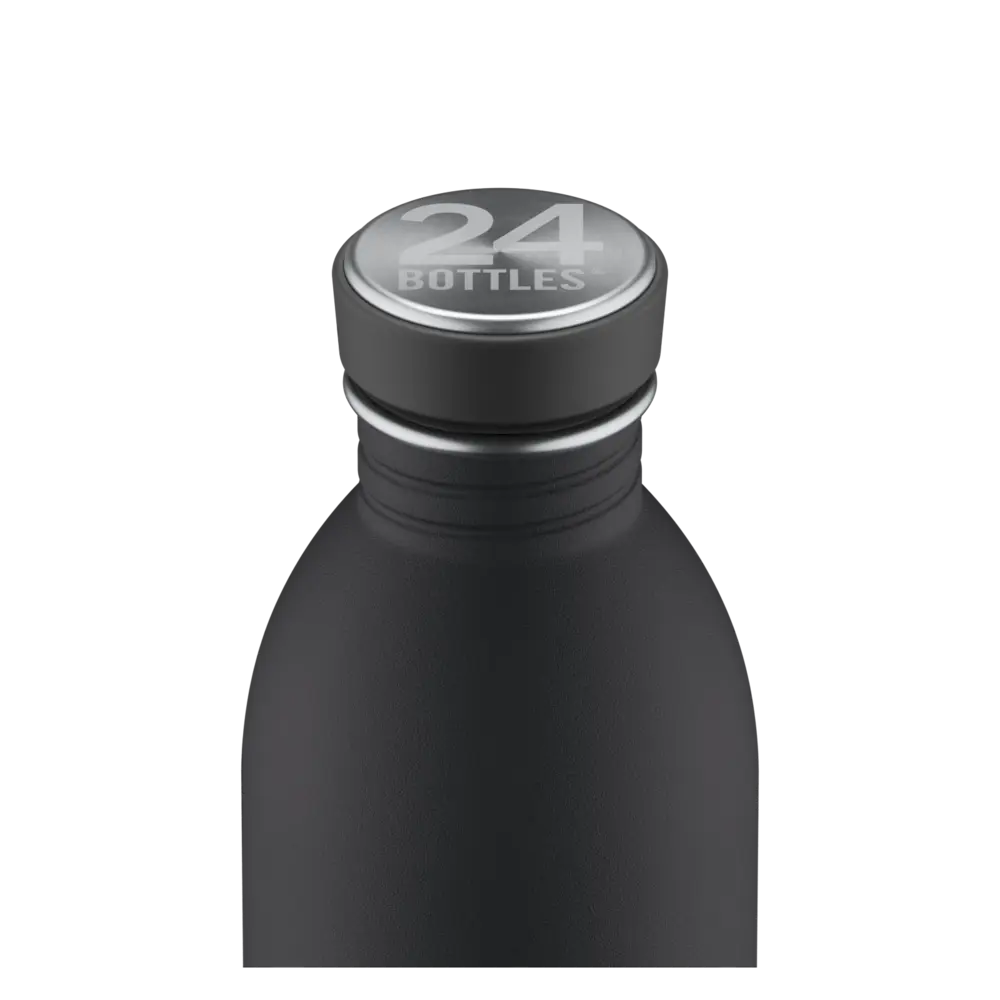 24 Bottles 24 Bottles - rvs drinkfles (500ml) - tuxedo black