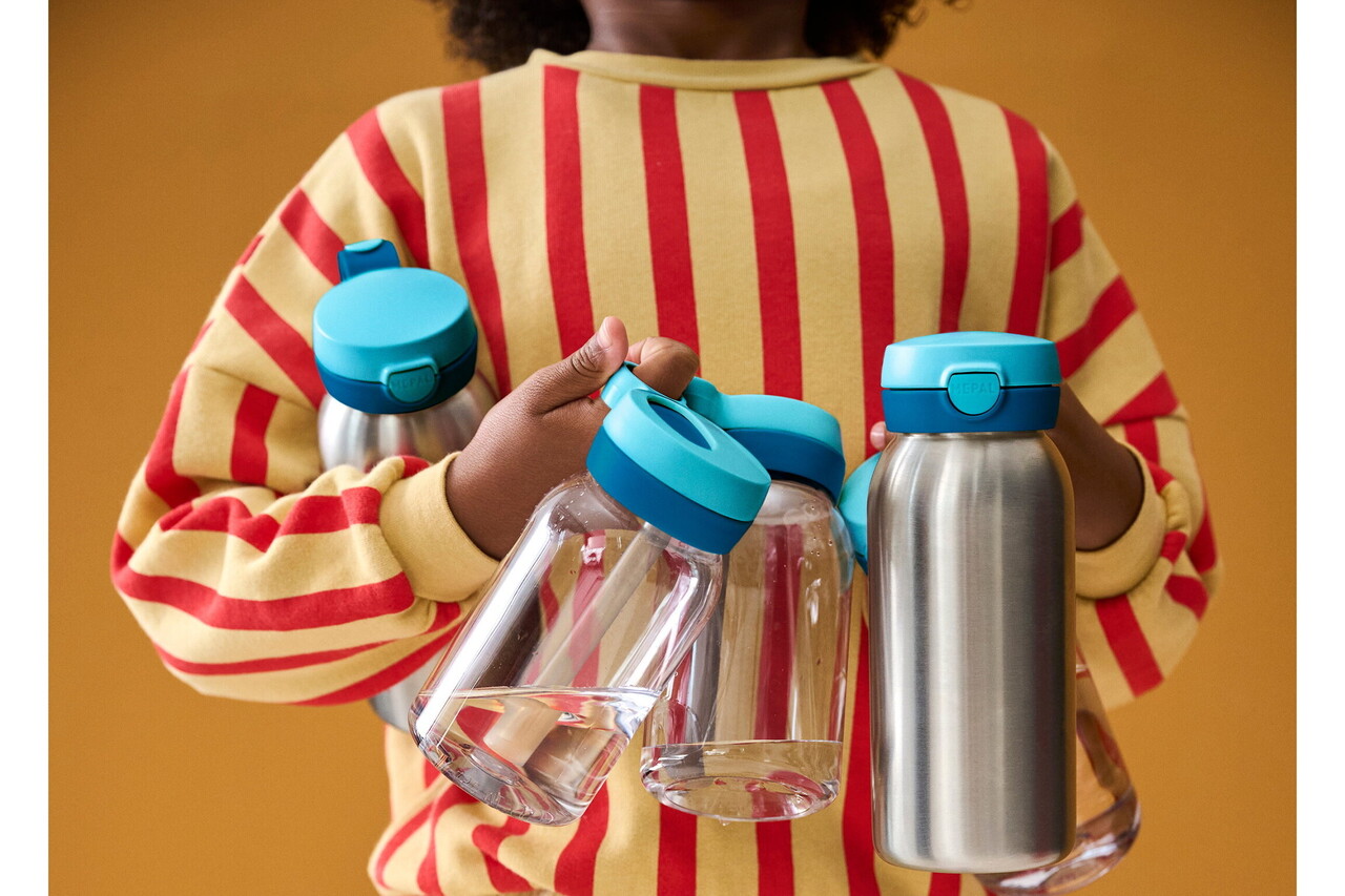 Mepal Mepal - drinkfles flipdop campus 600 ml - food fest Mepal Mepal - drinkfles flipdop campus 600 ml - food fest