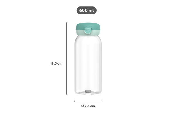 Mepal Mepal - drinkfles flipdop campus 600 ml - stitch Mepal Mepal - drinkfles flipdop campus 600 ml - stitch