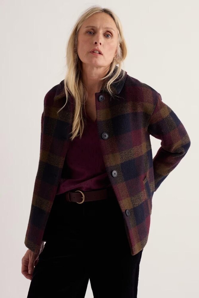 Seasalt Seasalt - beamwind coat - hawkpit inkwell
