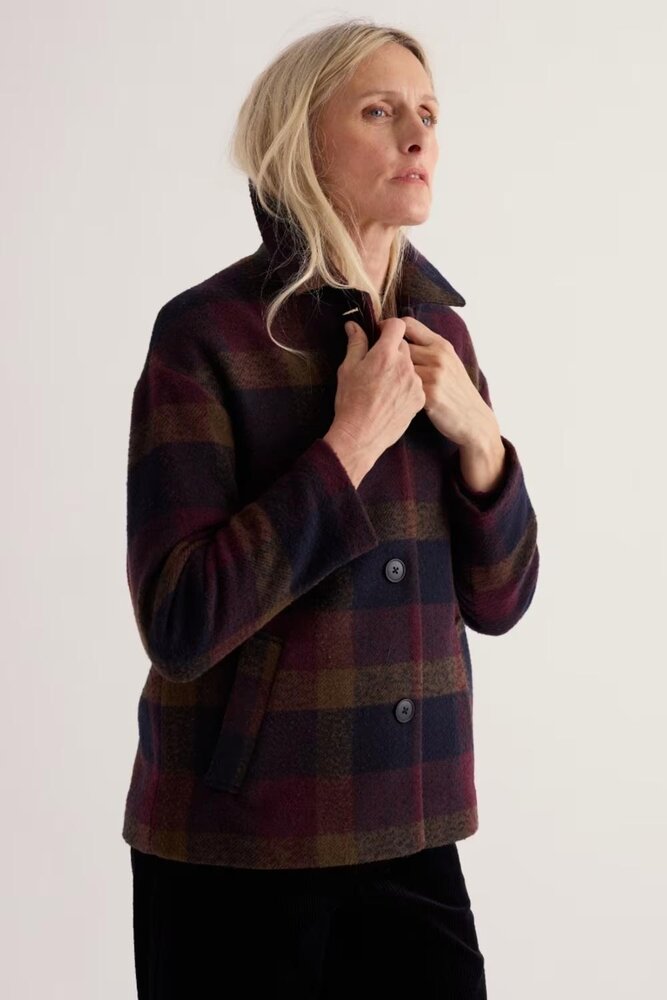 Seasalt Seasalt - beamwind coat - hawkpit inkwell