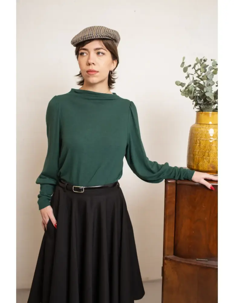 Very Cherry Very Cherry - maya top doriana - green