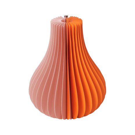 Remember Remember - papieren vaas - yuki orange Remember Remember - papieren vaas - yuki orange