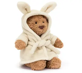 Jellycat Jellycat - knuffel beer - bartholomew bear bathrobe Jellycat Jellycat - knuffel beer - bartholomew bear bathrobe