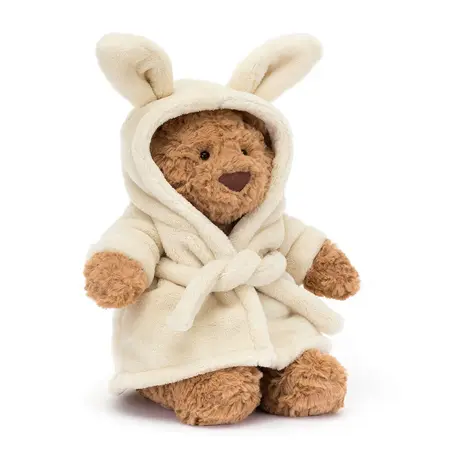 Jellycat Jellycat - knuffel beer - bartholomew bear bathrobe Jellycat Jellycat - knuffel beer - bartholomew bear bathrobe