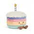 Jellycat - amuseables knuffel - rainbow birthday cake Jellycat - amuseables knuffel - rainbow birthday cake