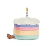 Jellycat Jellycat - amuseables knuffel - rainbow birthday cake Jellycat Jellycat - amuseables knuffel - rainbow birthday cake