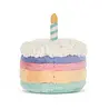 Jellycat Jellycat - amuseables knuffel - rainbow birthday cake Jellycat Jellycat - amuseables knuffel - rainbow birthday cake