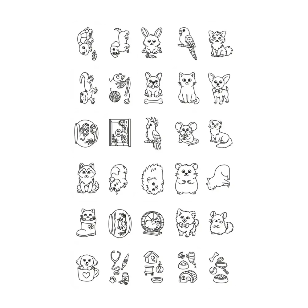 Kidywolf Kidywolf - kidydraw-mini tekentablet - huisdieren