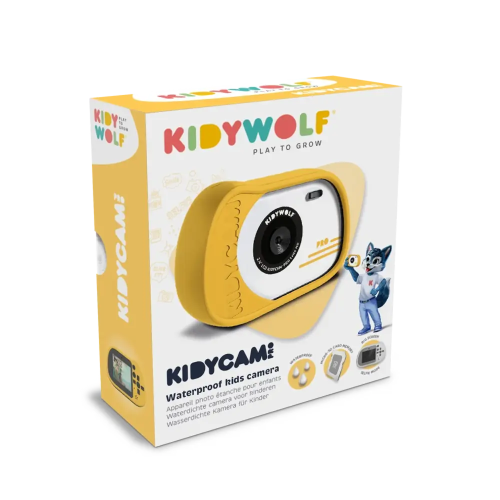 Kidywolf Kidywolf - kidycam digitale kindercamera - yellow Kidywolf Kidywolf - kidycam digitale kindercamera - yellow