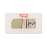 Return to sender Return to sender - handdoek/theedoek natural - ana sage green Return to sender Return to sender - handdoek/theedoek natural - ana sage green