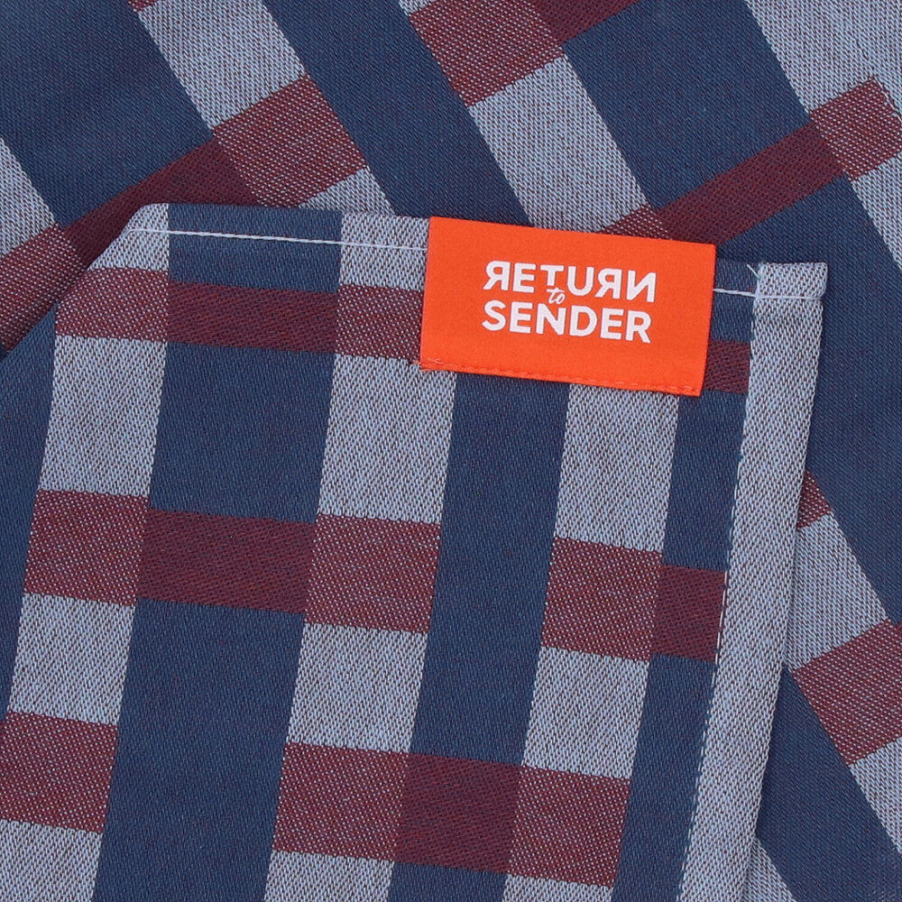 Return to sender Return to sender - handdoek/theedoek geometric - sofia burgundy/blue Return to sender Return to sender - handdoek/theedoek geometric - sofia burgundy/blue