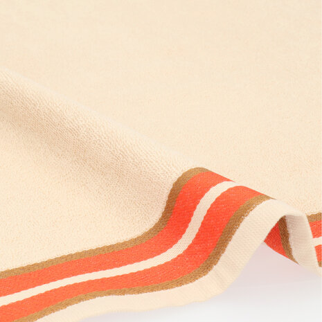 Return to sender Return to sender - handdoek/theedoek geometric - sofia coral/cashew