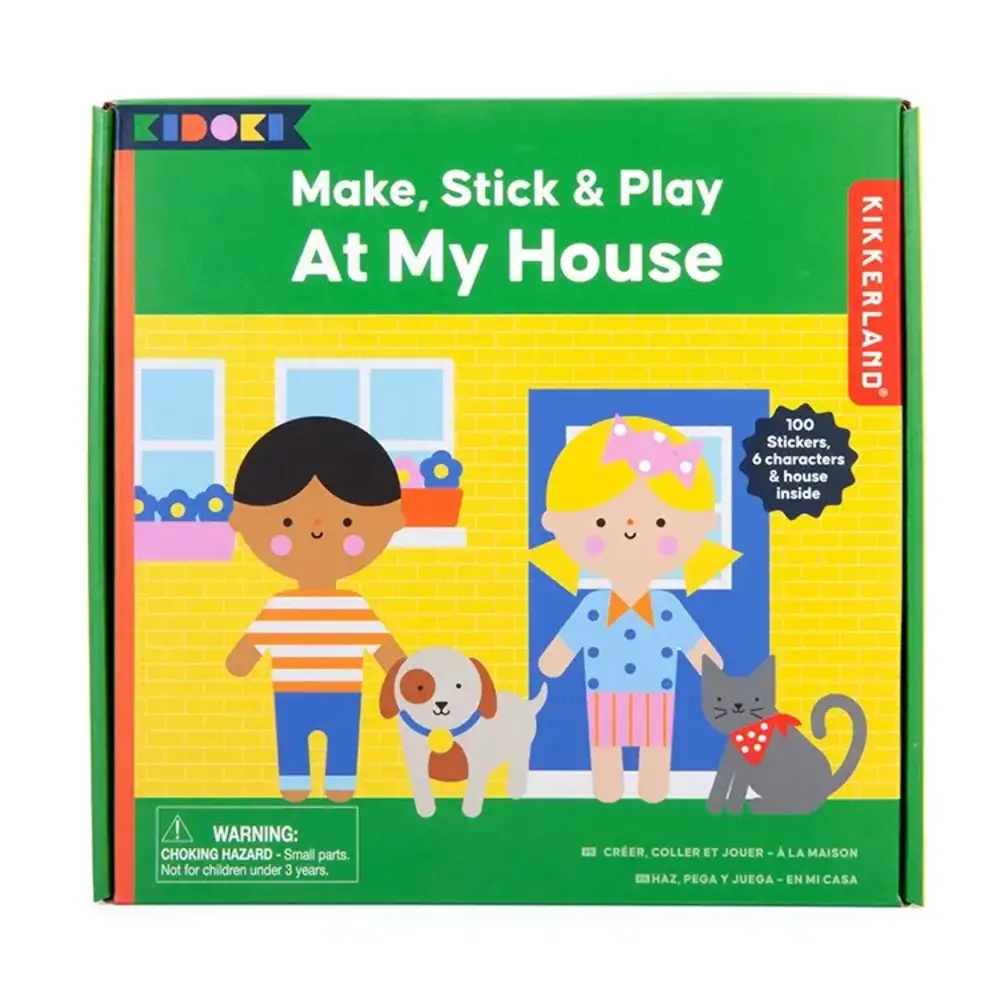 Kikkerland Kikkerland - kidoki - stick & play at my house Kikkerland Kikkerland - kidoki - stick & play at my house