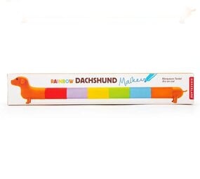 Kikkerland Kikkerland - rainbow markers - dachshund Kikkerland Kikkerland - rainbow markers - dachshund