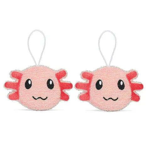 Kikkerland Kikkerland - spons - axolotl (set van 2) Kikkerland Kikkerland - spons - axolotl (set van 2)