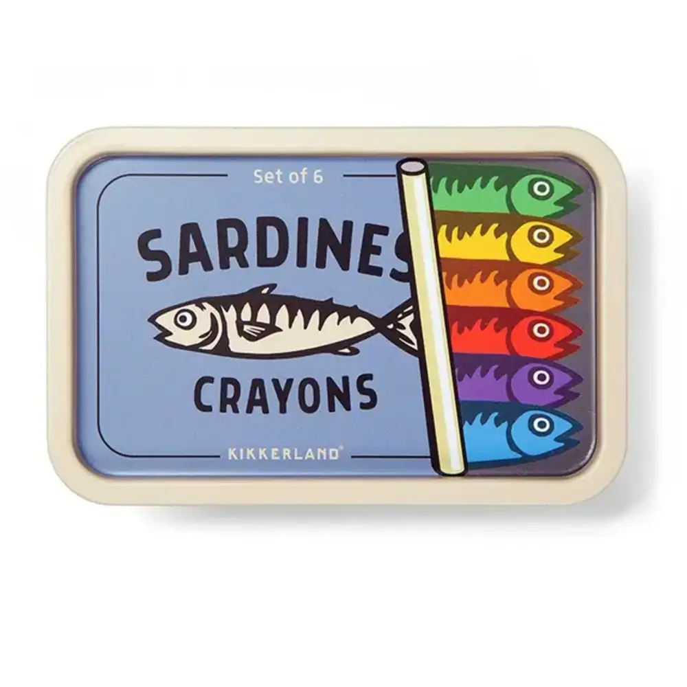 Kikkerland Kikkerland - sardine crayons Kikkerland Kikkerland - sardine crayons