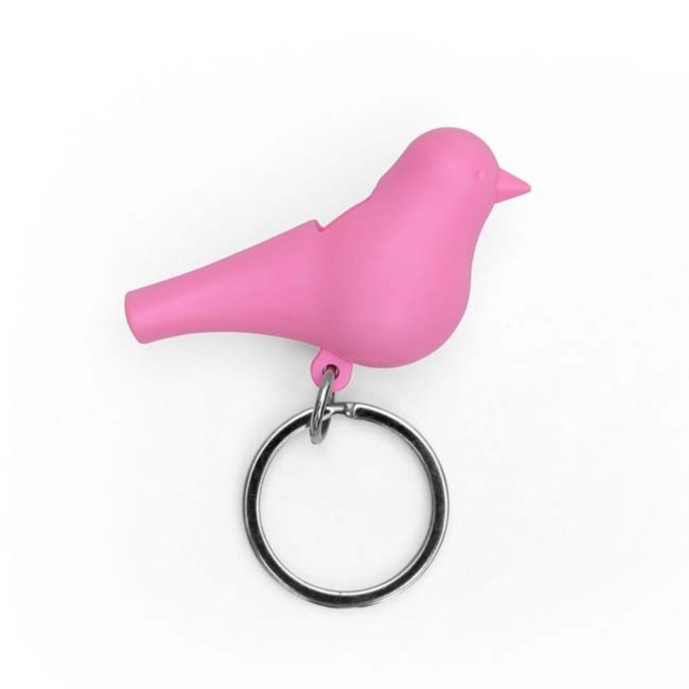 Qualy Qualy - losse sleutelhanger sparrow - pink