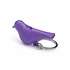 Qualy - losse sleutelhanger sparrow - purple