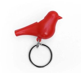 Qualy Qualy - losse sleutelhanger sparrow - red