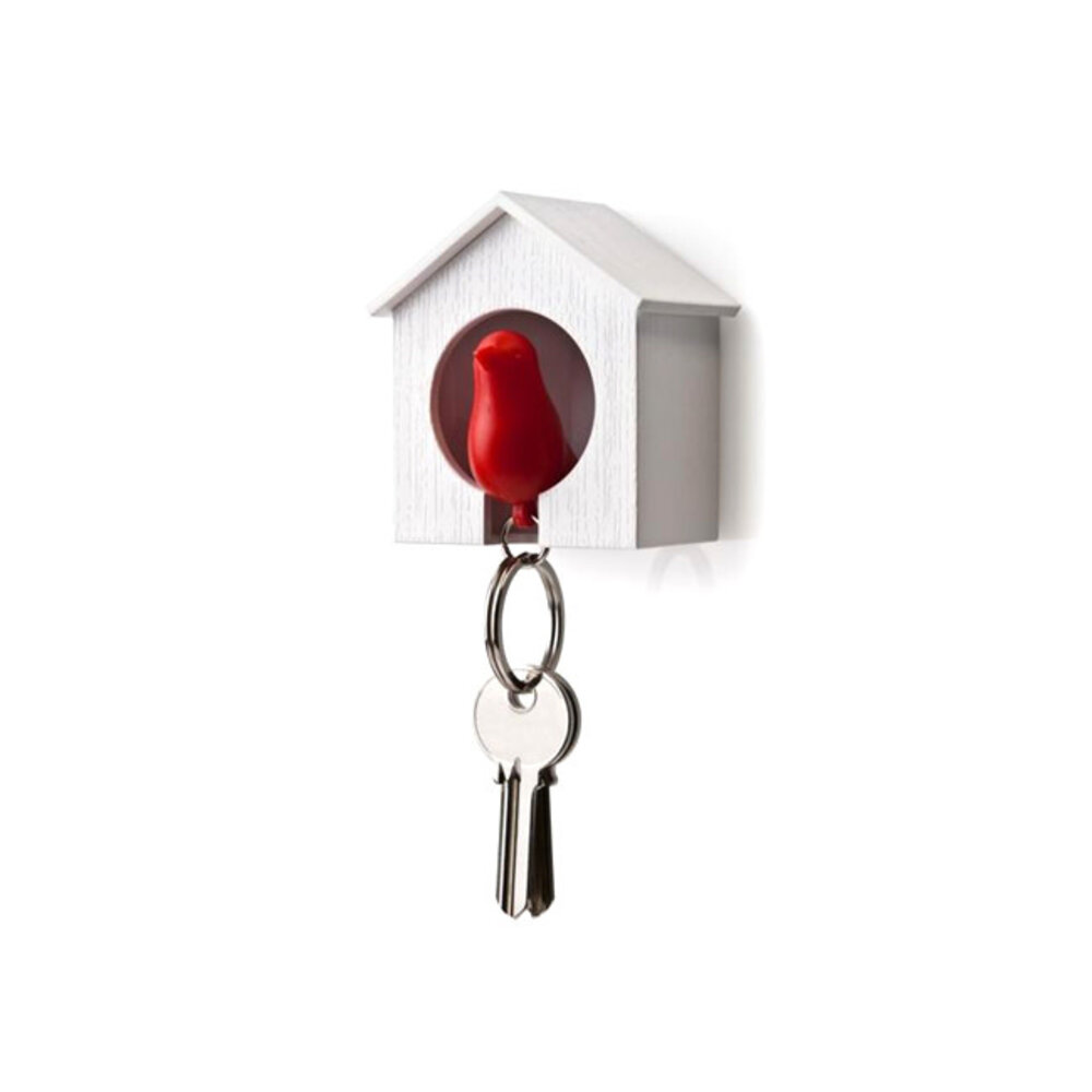 Qualy Qualy - sleutelhanger sparrow - red Qualy Qualy - sleutelhanger sparrow - red
