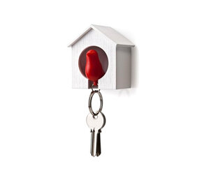 Qualy Qualy - sleutelhanger sparrow - red Qualy Qualy - sleutelhanger sparrow - red