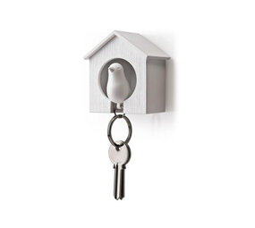 Qualy Qualy - sleutelhanger sparrow - white Qualy Qualy - sleutelhanger sparrow - white