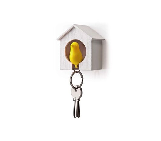 Qualy Qualy - sleutelhanger sparrow - yellow Qualy Qualy - sleutelhanger sparrow - yellow