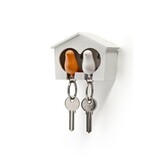 Qualy Qualy - sleutelhanger sparrow duo - white/orange Qualy Qualy - sleutelhanger sparrow duo - white/orange