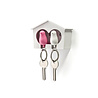 Qualy Qualy - sleutelhanger sparrow duo - white/pink