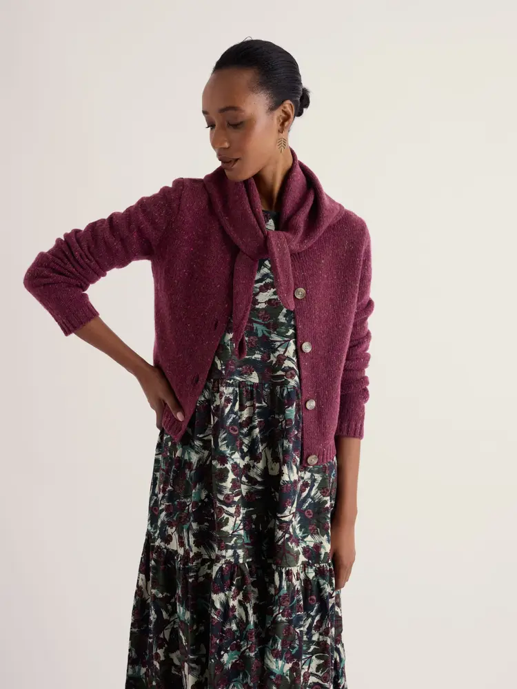 Seasalt Seasalt - dawson pick cardigan merino - dark hellebore Seasalt Seasalt - dawson pick cardigan merino - dark hellebore