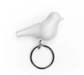 Qualy Qualy - losse sleutelhanger sparrow - white Qualy Qualy - losse sleutelhanger sparrow - white