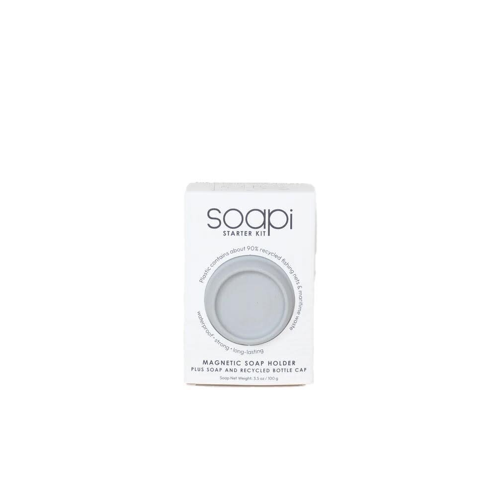 Soapi Soapi - starterkit met zeep en dop - grey Soapi Soapi - starterkit met zeep en dop - grey