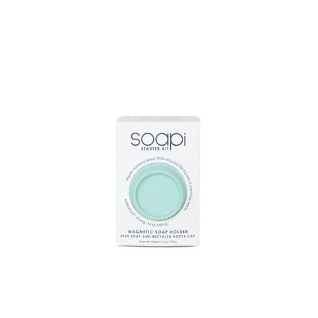 Soapi Soapi - starterkit met zeep en dop - mint Soapi Soapi - starterkit met zeep en dop - mint