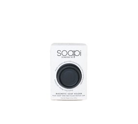 Soapi Soapi - starterkit met zeep en dop - black Soapi Soapi - starterkit met zeep en dop - black