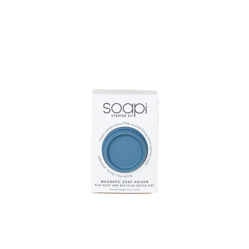 Soapi Soapi - starterkit met zeep en dop - blue Soapi Soapi - starterkit met zeep en dop - blue