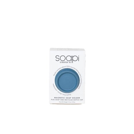 Soapi Soapi - starterkit met zeep en dop - blue Soapi Soapi - starterkit met zeep en dop - blue