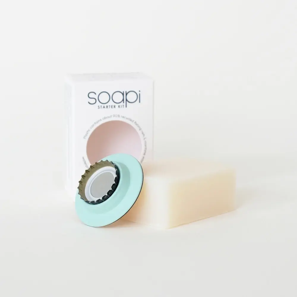 Soapi Soapi - starterkit met zeep en dop - peach Soapi Soapi - starterkit met zeep en dop - peach