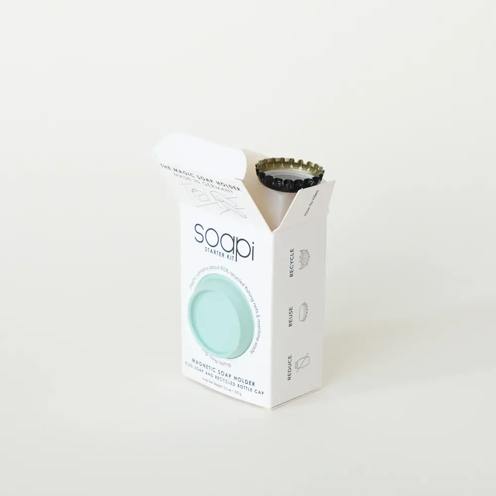 Soapi Soapi - starterkit met zeep en dop - peach Soapi Soapi - starterkit met zeep en dop - peach