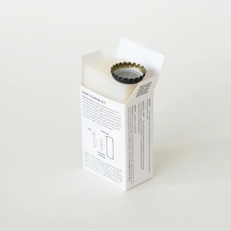 Soapi Soapi - starterkit met zeep en dop - white Soapi Soapi - starterkit met zeep en dop - white