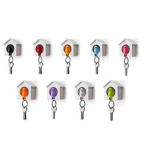 Qualy Qualy - sleutelhanger sparrow - green Qualy Qualy - sleutelhanger sparrow - green