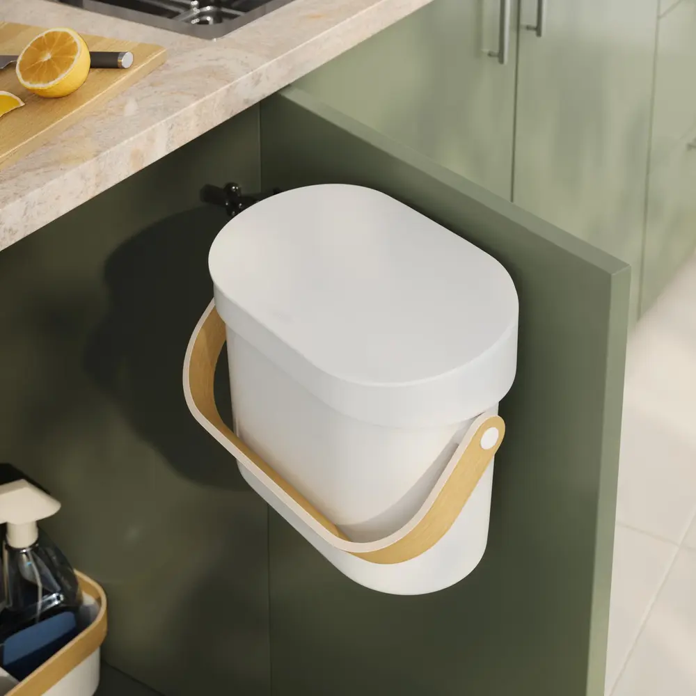 Umbra Umbra - bellwood compostbak - white/natural Umbra Umbra - bellwood compostbak - white/natural