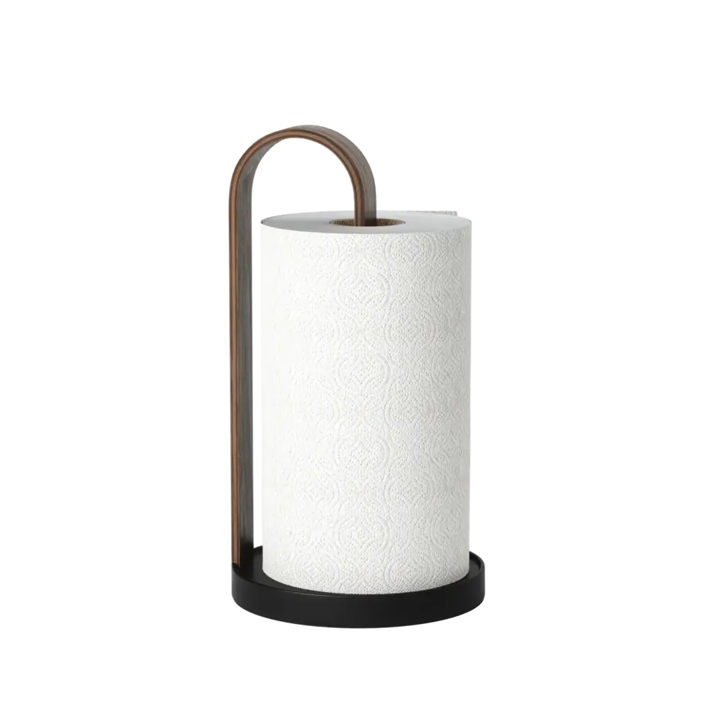 Umbra Umbra - bellwood keukenrolhouder - black/walnut