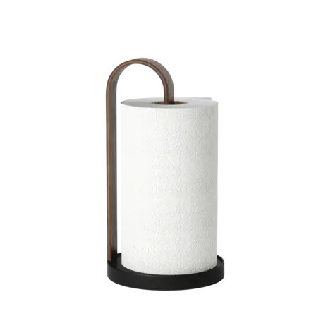 Umbra Umbra - bellwood keukenrolhouder - black/walnut