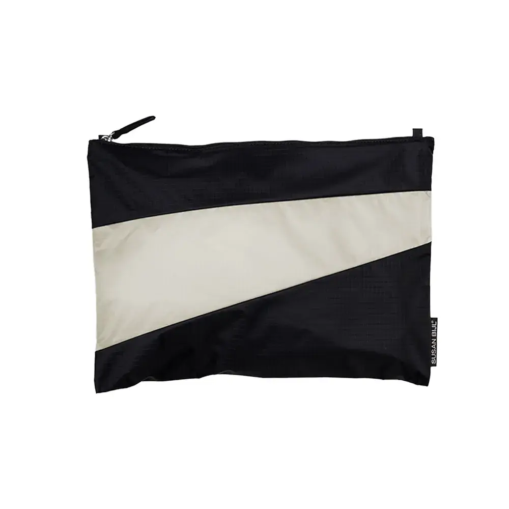 Susan Bijl Susan Bijl - the new pouch large - black & cloud Susan Bijl Susan Bijl - the new pouch large - black & cloud