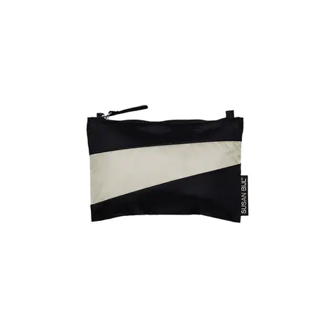 Susan Bijl Susan Bijl - the new pouch small - black & cloud Susan Bijl Susan Bijl - the new pouch small - black & cloud