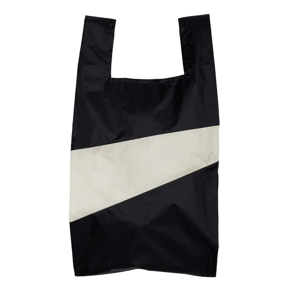 Susan Bijl Susan Bijl - the new shopping bag large - black & cloud Susan Bijl Susan Bijl - the new shopping bag large - black & cloud