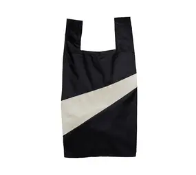 Susan Bijl Susan Bijl - the new shopping bag medium - black & cloud Susan Bijl Susan Bijl - the new shopping bag medium - black & cloud